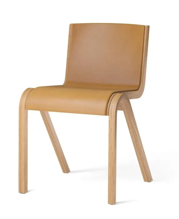 Audo Copenhagen Ready gestoffeerde eetkamerstoel - Natural Oak-Dakar 0250 Goedkoop