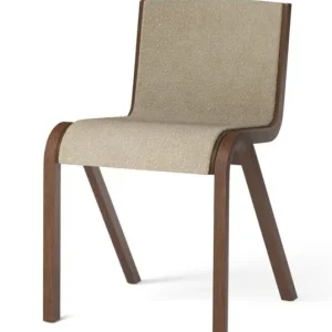 Bestseller Audo Copenhagen Ready gestoffeerde eetkamerstoel - Red Stained Oak-Audo Copenhagen Bouclé 02