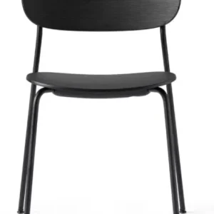 Audo Copenhagen Co eetkamerstoel- Black-Black Oak Laatste Kans