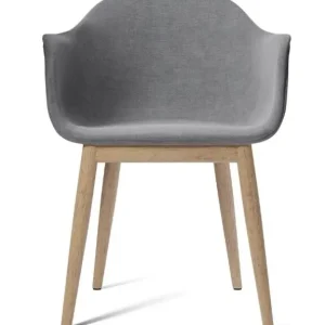 Express Levering Audo Copenhagen Harbour gestoffeerde eetkamerstoel - Natural Oak-Fiord 751
