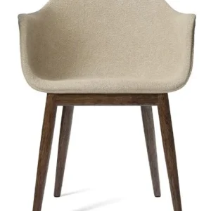 Audo Copenhagen Harbour gestoffeerde eetkamerstoel - Dark Stained Oak-Audo Copenhagen Bouclé 02 Bestel Nu