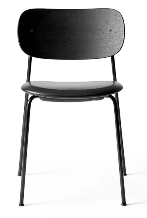 Audo Copenhagen Co gestoffeerde eetkamerstoel - Black - Dakar 0842 Bestel Nu