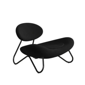 WOUD Meadow lounge stoel-Hallingdal-Black Painted steel Bestseller