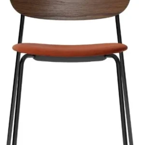 Audo Copenhagen Co gestoffeerde eetkamerstoel - Dark Stained Oak-Champion 061 Snelle Levering
