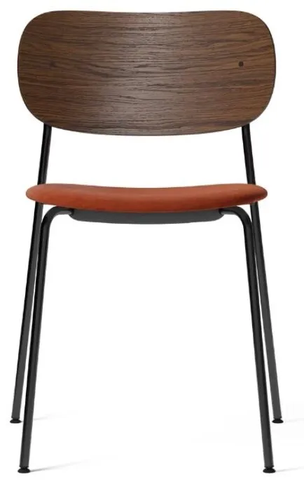 Audo Copenhagen Co gestoffeerde eetkamerstoel - Dark Stained Oak-Champion 061 Snelle Levering