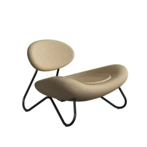WOUD Meadow lounge stoel-Ecriture-Black Painted steel Actieprijs
