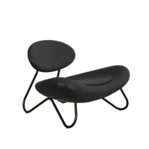 WOUD Meadow lounge stoel-Dunes-Black Painted steel Nieuw