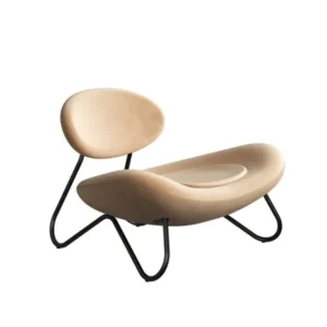 WOUD Meadow lounge stoel-Duet-Black Painted steel Speciale Aanbieding
