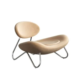 Bestel Nu WOUD Meadow lounge stoel-Duet-Chrome-plated steel