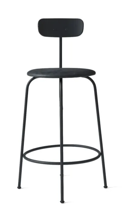 Fabrieksprijs Audo Copenhagen Afteroom Counter gestoffeerde barkruk-Dunes Anthrazite