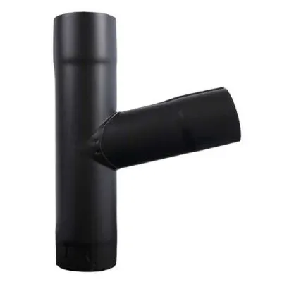 T-stuk Alu Vestis K2 MAT Graphite Black ø100mm 72° Koop Online