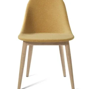 Dagaanbieding Audo Copenhagen Harbour Side gestoffeerde eetkamerstoel - Natural Oak-Moss 0022