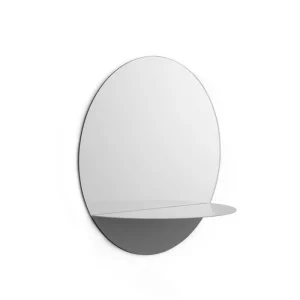 Lage Prijs Normann Copenhagen Horizon spiegel-Grey-Round