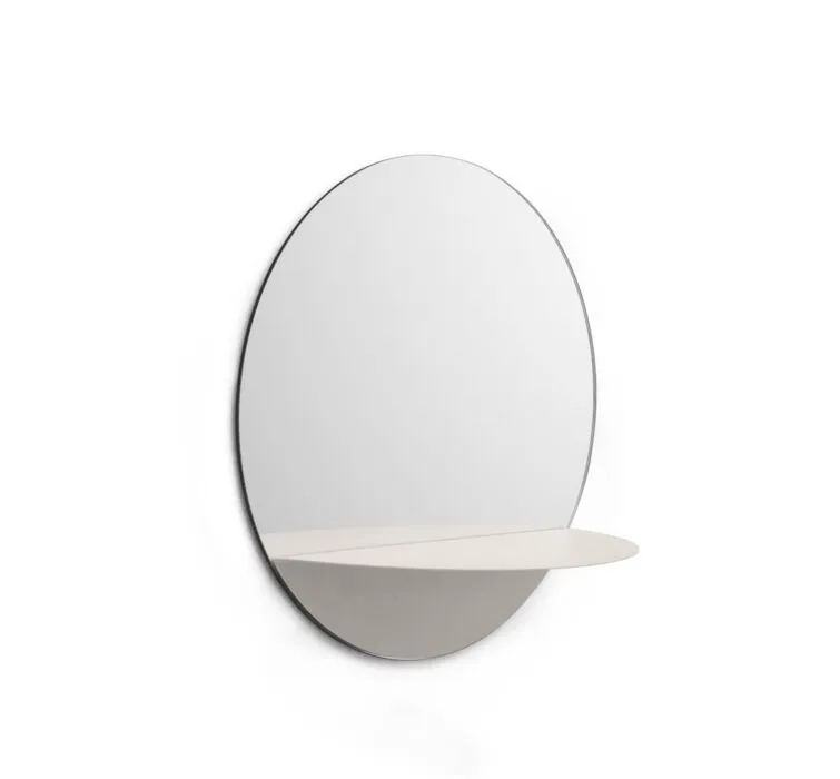Laatste Versie Normann Copenhagen Horizon spiegel-White-Round