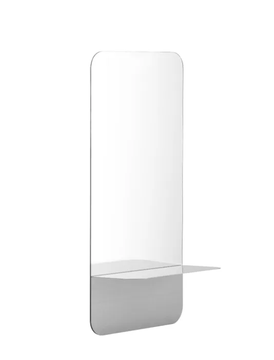 Normann Copenhagen Horizon spiegel-Stainless Steel-Vertical Beste Prijs