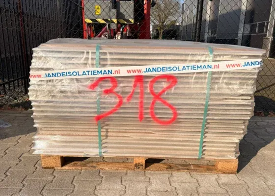Schadepartij 318 Knauf Brio 18+10mm WF vloerelement + houtvezel 44st (=31,68m²) Speciale Aanbieding