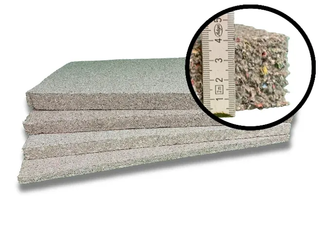 Cyclin cellulose geluidsisolatie 1200x600x40mm Rd 1.06 (=0,72 m²). Gratis Retour