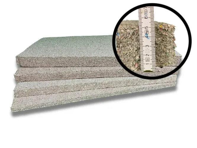 Fabrieksprijs Cyclin cellulose geluidsisolatie 1200x600x50mm Rd 1.32 (=0,72 m²)