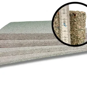 Cyclin cellulose geluidsisolatie 1200x600x60mm Rd 1.58 (=0,72 m²) Uitverkoop