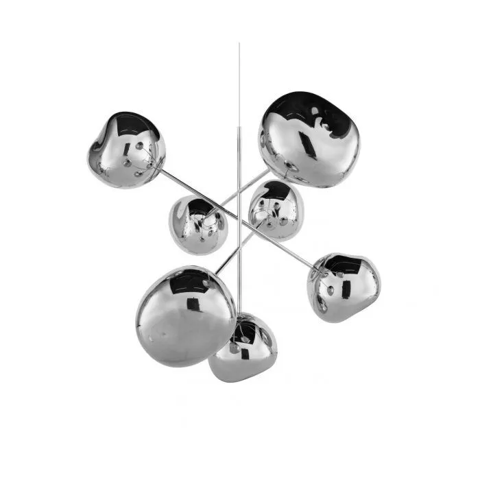 Tom Dixon Melt Chandelier Large-Chrome Tijdelijk Beschikbaar