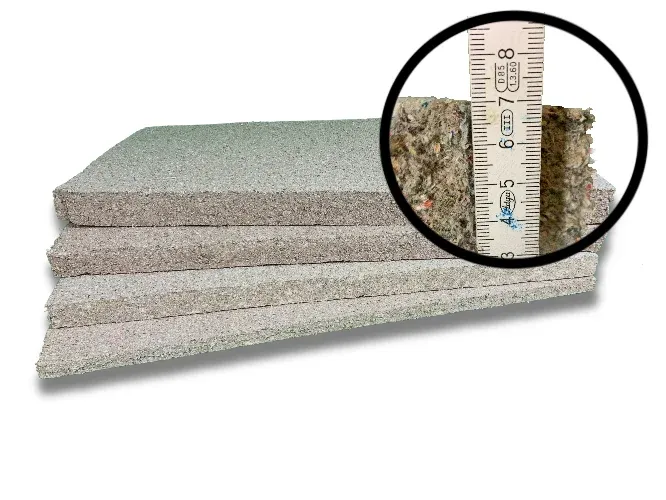 Beperkte Voorraad Cyclin cellulose geluidsisolatie 1200x600x70mm Rd 1.84 (=0,72 m²).