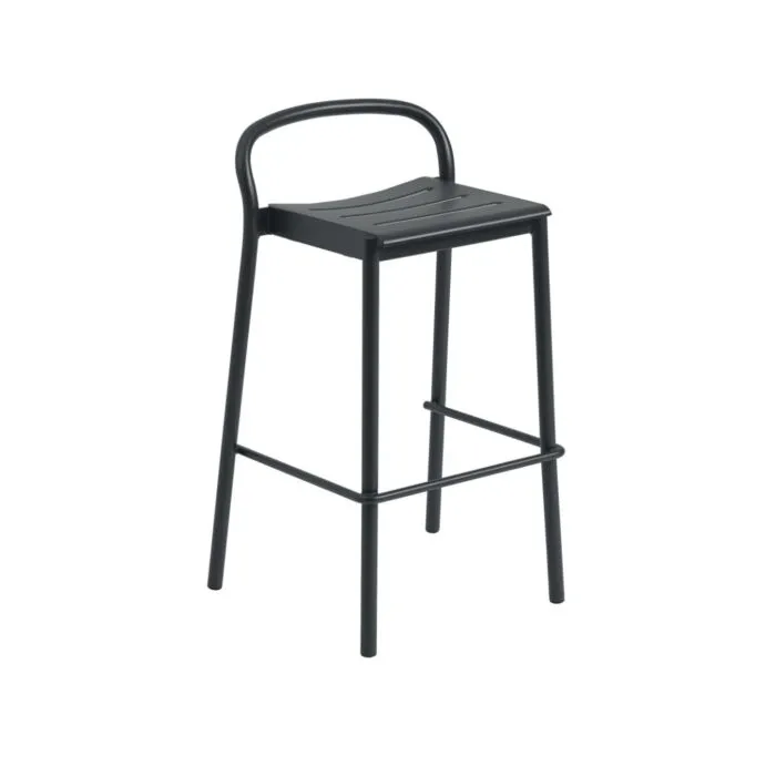 Beste Prijs Muuto Linear Steel Bar stoel-75 cm-Black