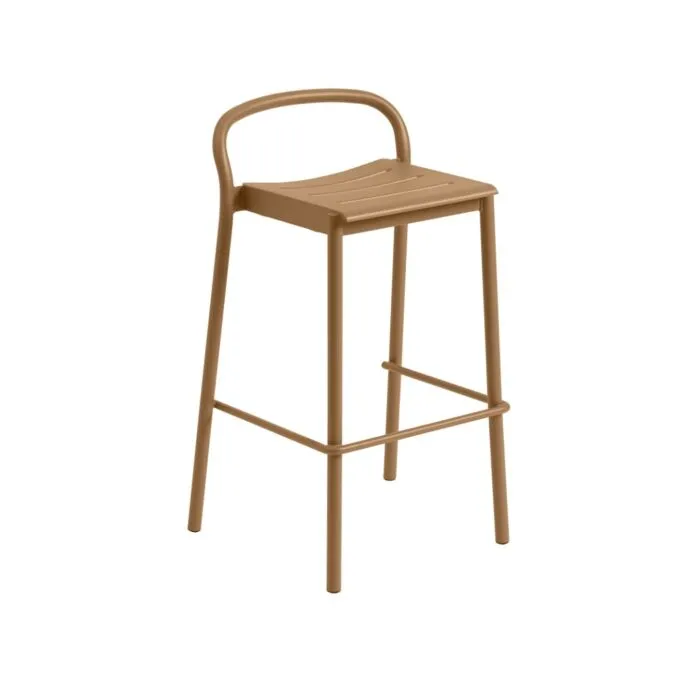 Muuto Linear Steel Bar stoel-75 cm-Burnt Orange Beste Prijs