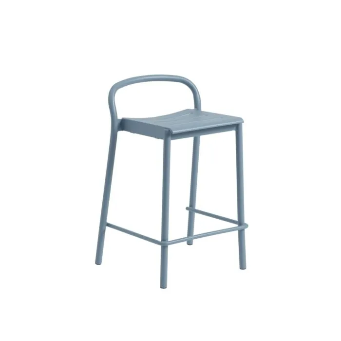 Muuto Linear Steel Bar stoel-65 cm-Pale blue Shop Nu