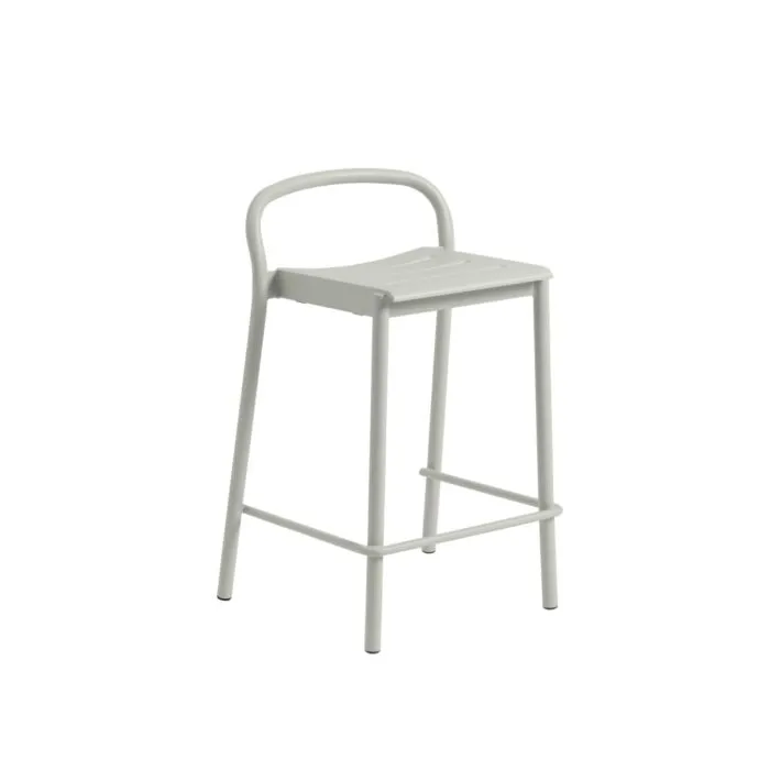 Koopje Muuto Linear Steel Bar stoel-65 cm-Grey