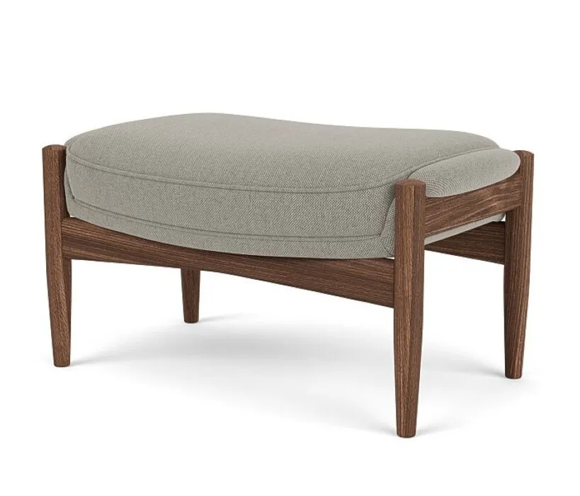 Audo Copenhagen The Seal Ottoman voetenbank-Walnoot-Re-wool 218 Shop Nu