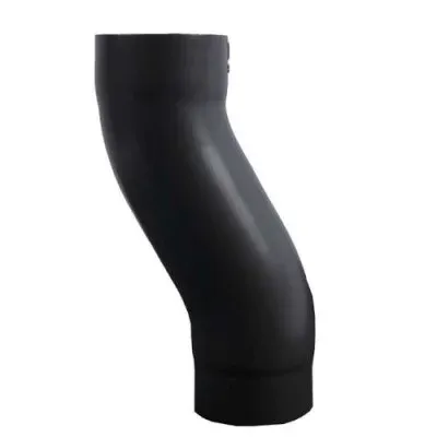 Gereduceerde Prijs Vestis Sprongbocht Alu K2 MAT Graphite Black ø100mm h.o.h. 50mm