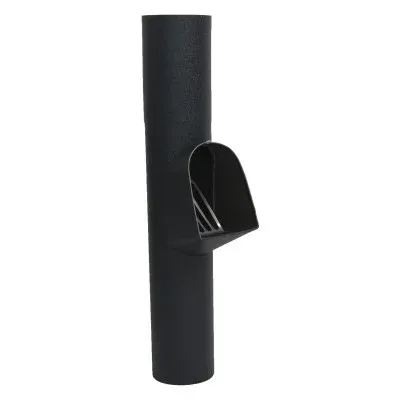 VESTIS Bladvanger 3D Ral 7016 Ø100 mm met RVS rooster Korting