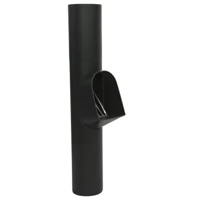 Uitverkoop VESTIS Bladvanger K2M Graphite Black Ø100 mm met RVS rooster
