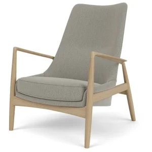 Uitverkoop Audo Copenhagen The Seal lounge fauteuil - hoog-Re-wool 218-Eiken