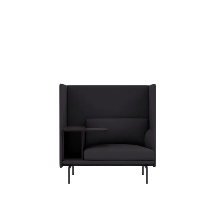 Betrouwbaar Muuto Outline Highback work 100-Planum 791/Black