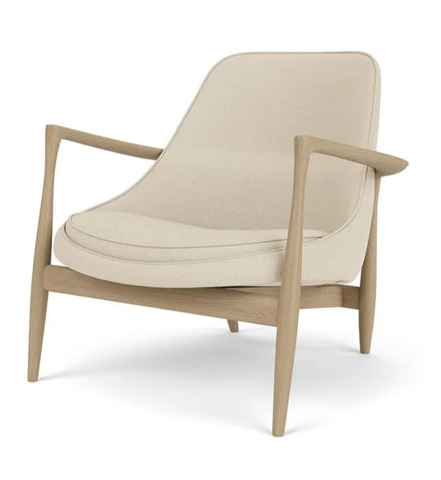 Audo Copenhagen Elizabeth lounge fauteuil-Hallingdal 65 200-Eiken Nieuw