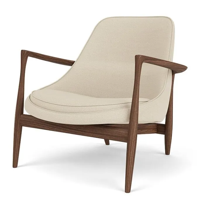 Bestseller Audo Copenhagen Elizabeth lounge fauteuil-Hallingdal 65 200-Walnoot