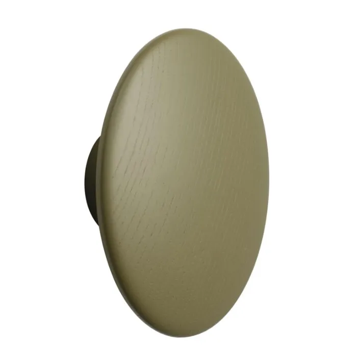muuto Dots large wandhaak-Brown green Tijdelijk Beschikbaar