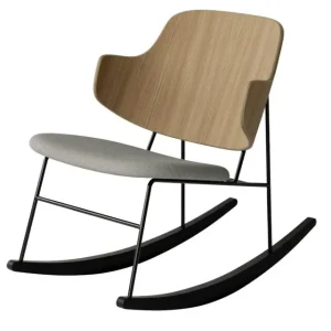 Audo Copenhagen The Penguin Rocking fauteuil - Natural Oak-Re-wool 218 Merkproduct