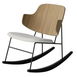 Weekendaanbieding Audo Copenhagen The Penguin Rocking fauteuil - Natural Oak-Hallingdal 65 0110