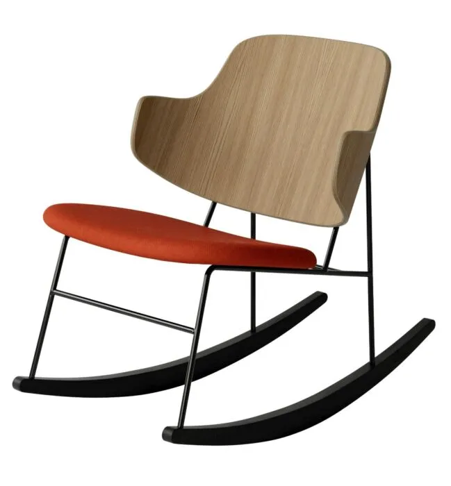 Beperkt Aanbod Audo Copenhagen The Penguin Rocking fauteuil - Natural Oak-Hallingdal 65 600