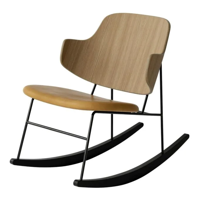 Veilige Betaling Audo Copenhagen The Penguin Rocking fauteuil - Natural Oak-Dakar 0250