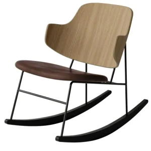 Koopje Audo Copenhagen The Penguin Rocking fauteuil - Natural Oak-Dakar 0329
