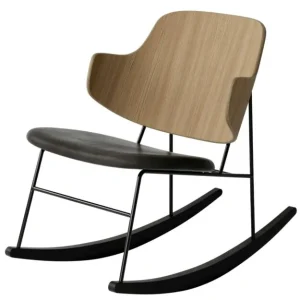 Audo Copenhagen The Penguin Rocking fauteuil - Natural Oak-Dakar 0842 Laatste Versie