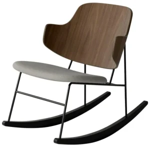 Audo Copenhagen The Penguin Rocking fauteuil - Walnut-Re-wool 218 Direct Verzonden