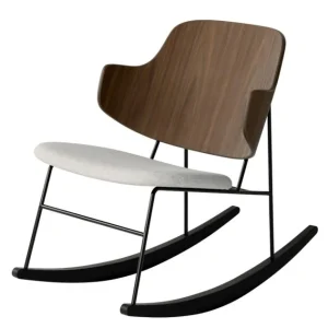 Beperkte Voorraad Audo Copenhagen The Penguin Rocking fauteuil - Walnut-Hallingdal 65 0110