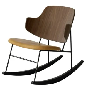Korting Audo Copenhagen The Penguin Rocking fauteuil - Walnut-Dakar 0250
