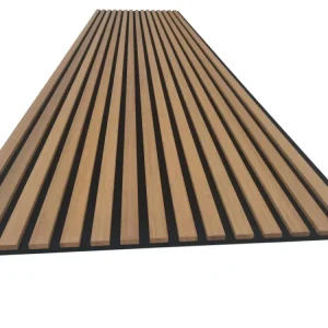 Akoestisch wandpaneel Bamboe Walnoot 2700x605x18mm Weekendaanbieding