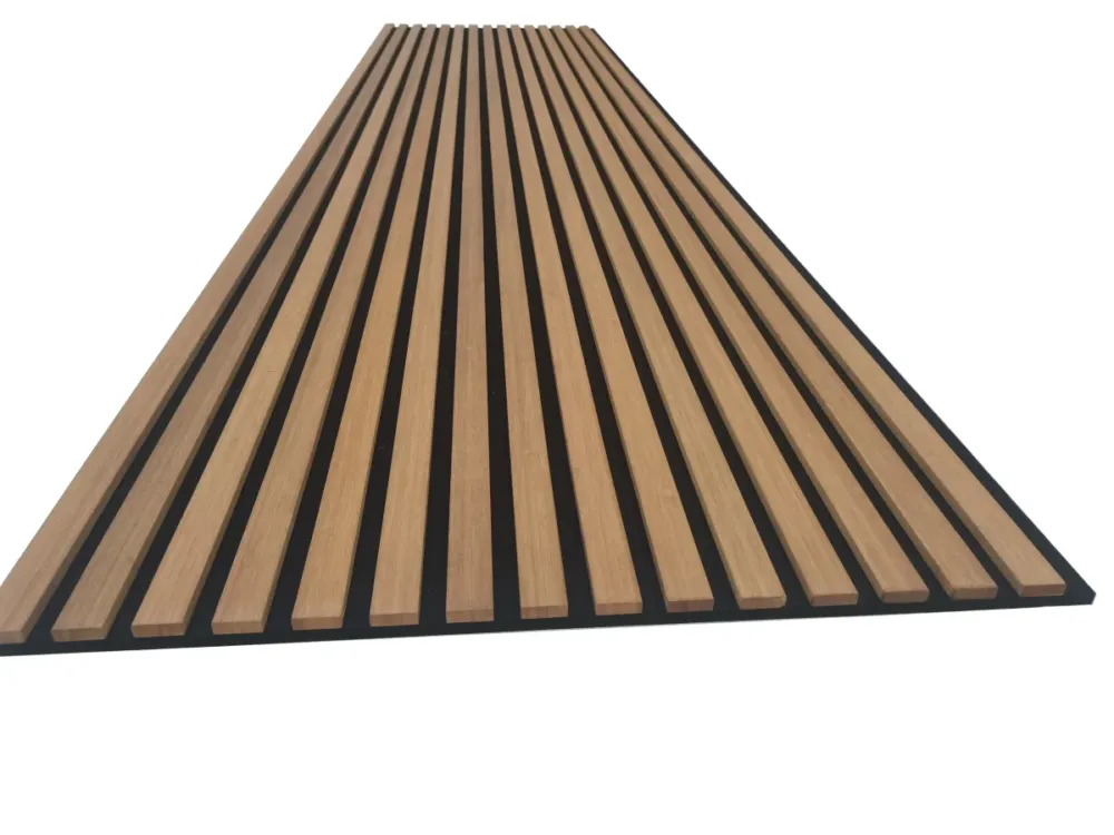 Akoestisch wandpaneel Bamboe Walnoot 2700x605x18mm Weekendaanbieding