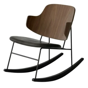 Premium Audo Copenhagen The Penguin Rocking fauteuil - Walnut-Dakar 0842